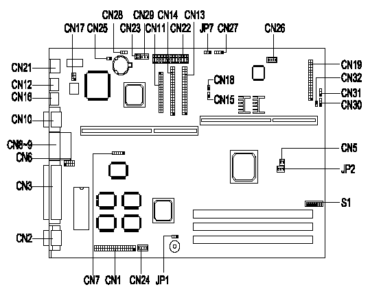 V66LA Motherboard Diagram