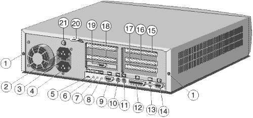 Desktop Case - Rear View