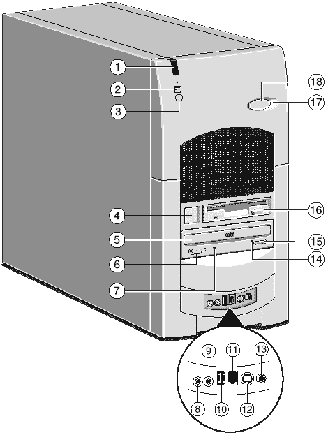 Mini Tower Case - Front View