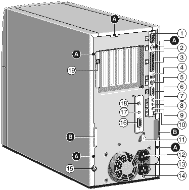 Mini Tower Case - Rear View