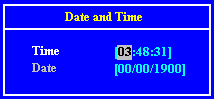 Date and Time Screen