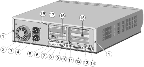 Desktop Case - Rear View