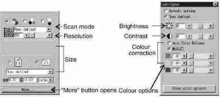 scanner settings